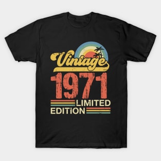 Retro vintage 1971 limited edition T-Shirt